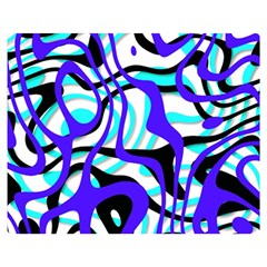 Ribbon Chaos Ocean Double Sided Flano Blanket (medium) 