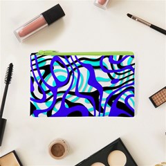 Ribbon Chaos Ocean Cosmetic Bag (xs)