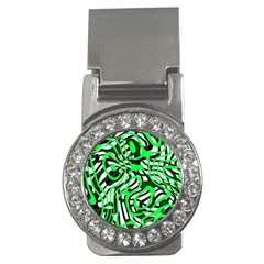 Ribbon Chaos Green Money Clips (cz) 