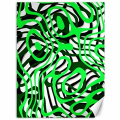 Ribbon Chaos Green Canvas 36  X 48   by ImpressiveMoments