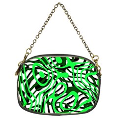 Ribbon Chaos Green Chain Purses (one Side) 