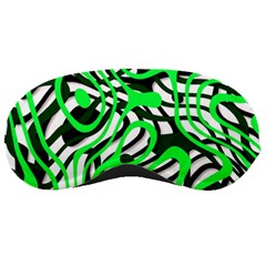 Ribbon Chaos Green Sleeping Masks by ImpressiveMoments