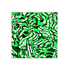 Ribbon Chaos Green Satin Bandana Scarf