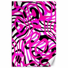 Ribbon Chaos Pink Canvas 20  X 30   by ImpressiveMoments