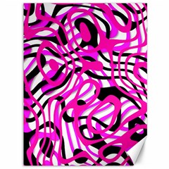 Ribbon Chaos Pink Canvas 36  X 48  