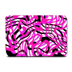 Ribbon Chaos Pink Small Doormat 