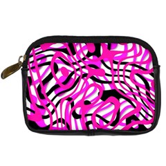 Ribbon Chaos Pink Digital Camera Cases by ImpressiveMoments