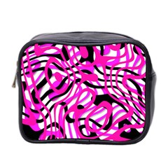 Ribbon Chaos Pink Mini Toiletries Bag 2-side