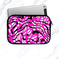 Ribbon Chaos Pink Apple iPad Mini Zipper Cases