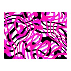 Ribbon Chaos Pink Double Sided Flano Blanket (mini) 