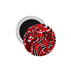 Ribbon Chaos Red 1 75  Magnets