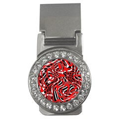 Ribbon Chaos Red Money Clips (cz)  by ImpressiveMoments