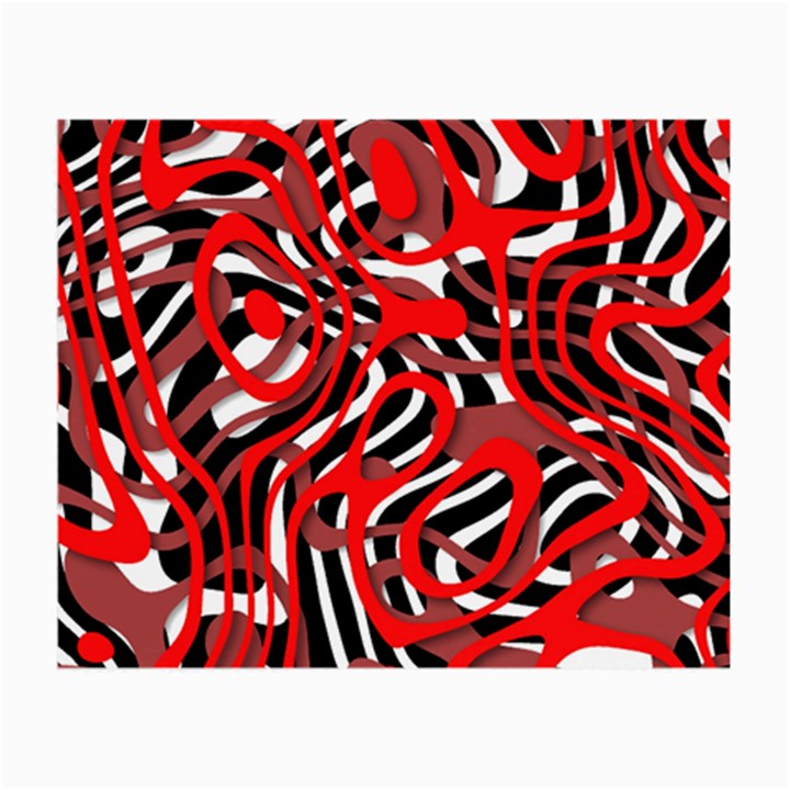 Ribbon Chaos Red Small Glasses Cloth (2-Side)