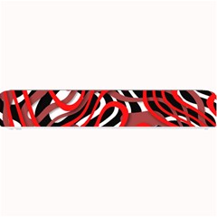 Ribbon Chaos Red Small Bar Mats