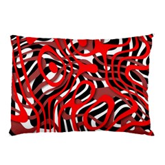 Ribbon Chaos Red Pillow Cases