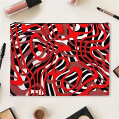 Ribbon Chaos Red Cosmetic Bag (xl)