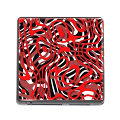 Ribbon Chaos Red Memory Card Reader (square)