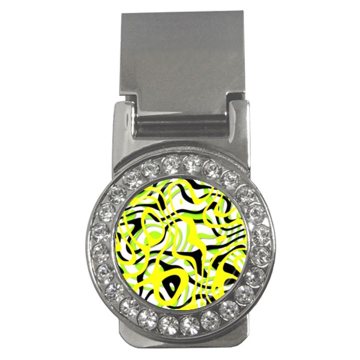 Ribbon Chaos Yellow Money Clips (CZ) 