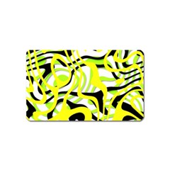 Ribbon Chaos Yellow Magnet (name Card)