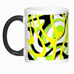 Ribbon Chaos Yellow Morph Mugs