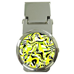 Ribbon Chaos Yellow Money Clip Watches