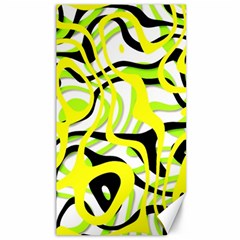 Ribbon Chaos Yellow Canvas 40  X 72  