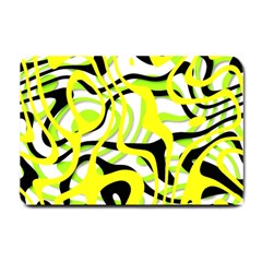 Ribbon Chaos Yellow Small Doormat 