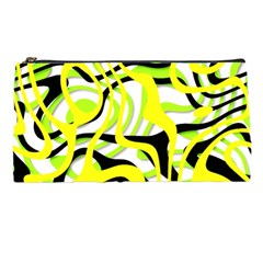 Ribbon Chaos Yellow Pencil Cases by ImpressiveMoments