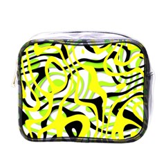 Ribbon Chaos Yellow Mini Toiletries Bags