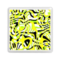 Ribbon Chaos Yellow Memory Card Reader (square)  by ImpressiveMoments