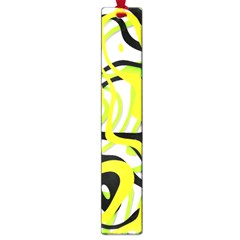 Ribbon Chaos Yellow Large Book Marks