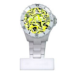 Ribbon Chaos Yellow Nurses Watches by ImpressiveMoments