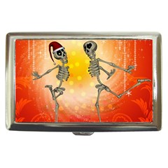 Dancing For Christmas, Funny Skeletons Cigarette Money Cases