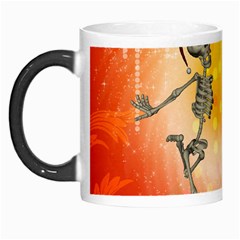 Dancing For Christmas, Funny Skeletons Morph Mugs by FantasyWorld7