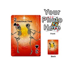 Dancing For Christmas, Funny Skeletons Playing Cards 54 (mini) 