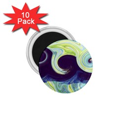 Abstract Ocean Waves 1 75  Magnets (10 Pack) 