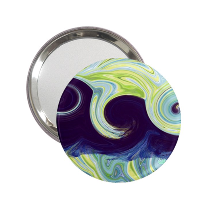 Abstract Ocean Waves 2.25  Handbag Mirrors