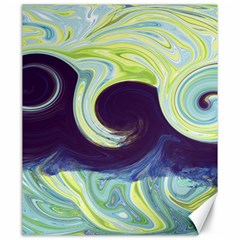 Abstract Ocean Waves Canvas 20  X 24  