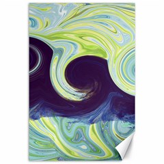 Abstract Ocean Waves Canvas 24  X 36 