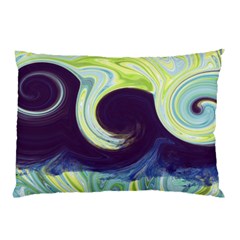 Abstract Ocean Waves Pillow Cases