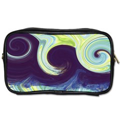 Abstract Ocean Waves Toiletries Bags 2-side by digitaldivadesigns