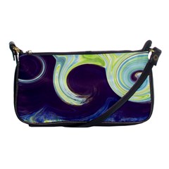 Abstract Ocean Waves Shoulder Clutch Bags