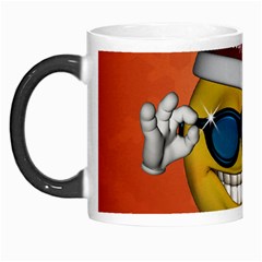 Funny Christmas Smiley With Sunglasses Morph Mugs