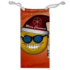 Funny Christmas Smiley With Sunglasses Jewelry Bags