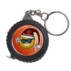 Funny Christmas Smiley With Sunglasses Measuring Tapes