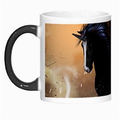 Awesome Dark Unicorn With Clouds Morph Mugs