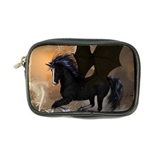 Awesome Dark Unicorn With Clouds Coin Purse by FantasyWorld7