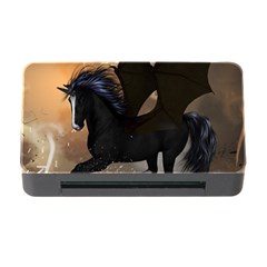 Awesome Dark Unicorn With Clouds Memory Card Reader With Cf