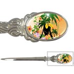 Cute Toucan With Palm And Flowers Letter Openers