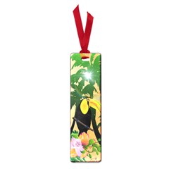 Cute Toucan With Palm And Flowers Small Book Marks